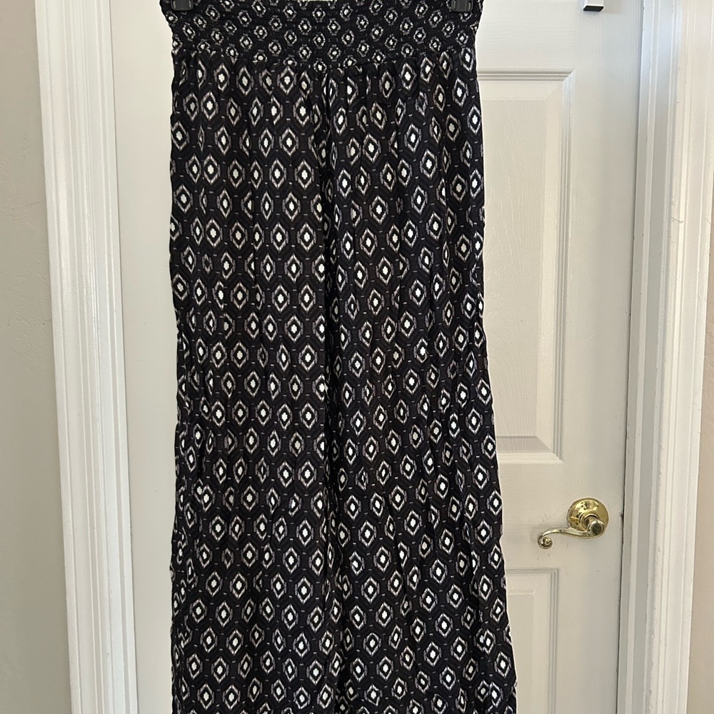 Studio Black and White Floral Print Jumpsuit